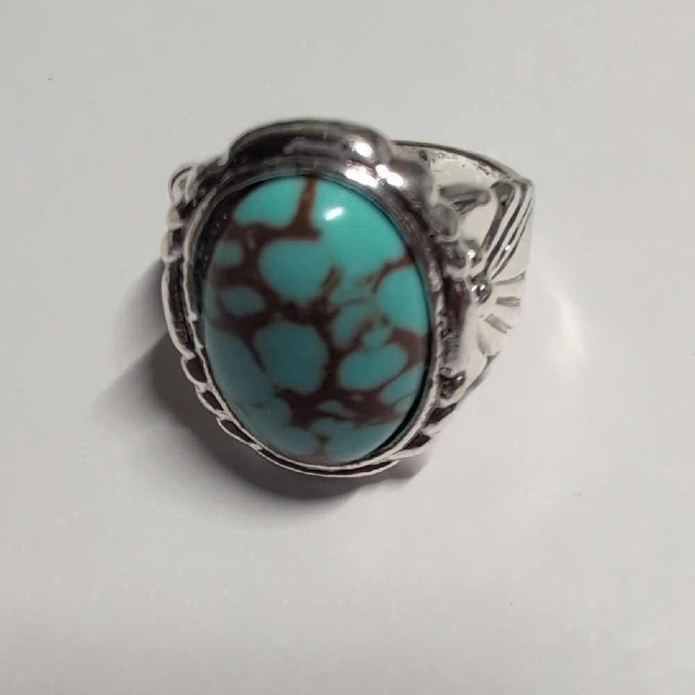 Silver Turquoise Ring - image 1